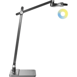 SERPENS - Bureaulamp LED - Grijs - Synthetisch materiaal