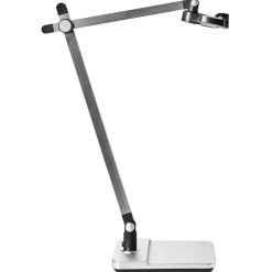 SERPENS - Bureaulamp LED - Zilver - Synthetisch materiaal