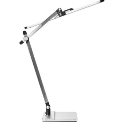 SERPENS - Bureaulamp LED - Zilver - Synthetisch materiaal