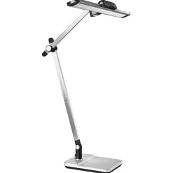 SERPENS - Bureaulamp LED - Zilver - Synthetisch materiaal