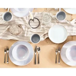 SESAME - Bijzetborden set van 4 - Lichtgrijs - Steengoed