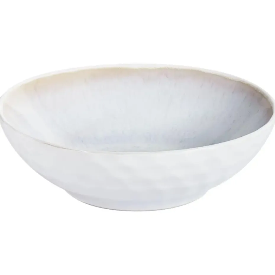 SESAME - Diepe borden set van 8 - Lichtgrijs - Steengoed