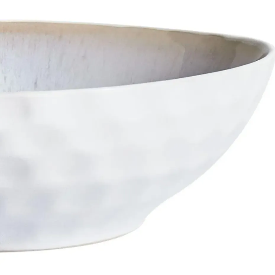 SESAME - Diepe borden set van 8 - Lichtgrijs - Steengoed