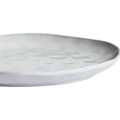 SESAME - Dinerborden set van 8 - Lichtgrijs - Steengoed