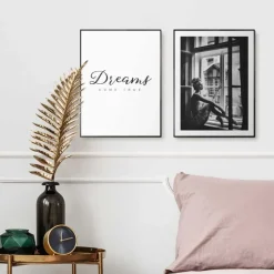 Set poster met lijst - Ballerina