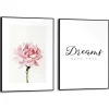Set poster met lijst - Dream Flower