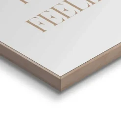 Set poster met lijst - Gevoel van thuis