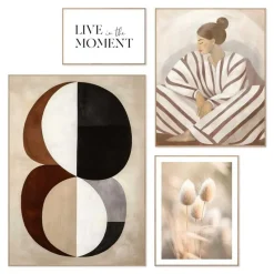 Set poster met lijst - In het moment