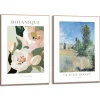 Set poster met lijst - Monet tuin bundel