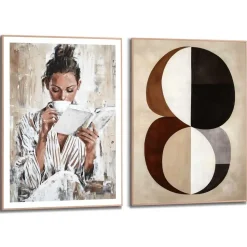 Set poster met lijst - Ontspannen