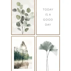 Set poster met lijst - Stil geluk