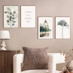 Set poster met lijst - Stil geluk