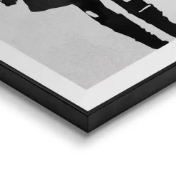 Set poster met lijst - Street Art Banksy