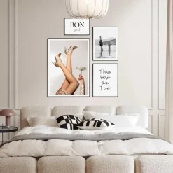 Set poster met lijst - Vier het moment