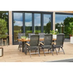 Set van 4 - Hartman Da Vinci verstelbare stoel - Teak