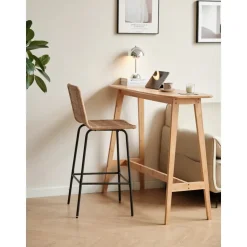 Set van 2 barkrukken van metaal en vezels