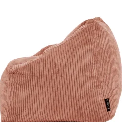 Set van 2 icon Kinderzitzakken Morgan - Corduroy Zitzak met Vulling - Oud roze