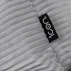 Set van 2 icon Kinderzitzakken Dalton - Corduroy Zitzak - Grijs