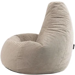 Set van 2 icon Zitzak Dalton - Corduroy Zitzak Volwassenen - Beige