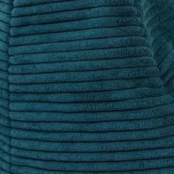 Set van 2 icon Zitzak Dalton - Corduroy Zitzak Volwassenen - Blauwgroen