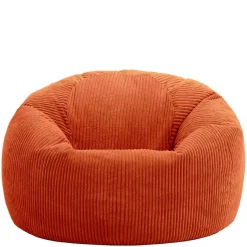 Set van 2 icon Zitzak Kingston - Corduroy Zitzak Volwassenen - Oranje