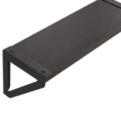 Set van 3 Wandplanken, Zwevende Boeken Planken, 30, 35 en 40 cm lang, Zwart