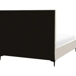 SEZANNE - Bed met opbergruimte - Gebroken wit - 160 x 200 cm - Bouclé