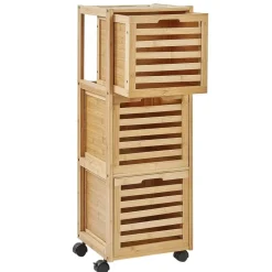 SHAWNEE - Badkamerkast - Lichthout - Bamboe