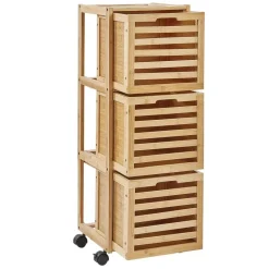 SHAWNEE - Badkamerkast - Lichthout - Bamboe