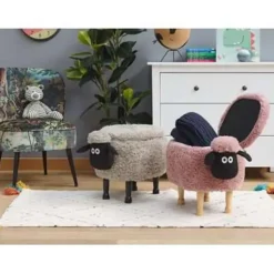 SHEEP - Hocker - Roze - Polyester
