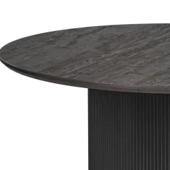 SHEHO - Eettafel - Zwart - 120 cm - MDF