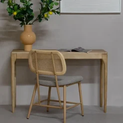 Sidetable Naturel Mangohout - 120x35x76cm - Kelsa