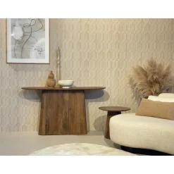 Sidetable Naturel Mangohout - 140x40x80cm - Salvator