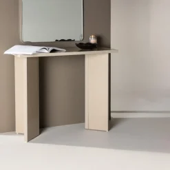 Sidetable Rechthoek - Beige MDF - 90x42x75cm - Kristiansund