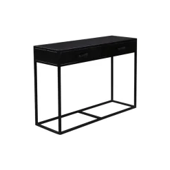 Sidetable Rechthoek 120cm - Zwart Mangohout - Kala