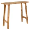 Sidetable Teakhout Naturel - 90x30x80cm - Landelijke Stijl