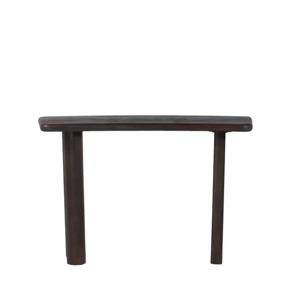 Sidetable Zwart - Mangohout - 113x44x76cm - Tafel Rumi