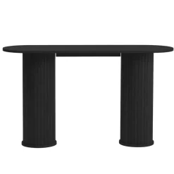 Sidetable Zwart Eikenhout - 130x40x75cm - Nola