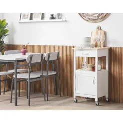 SIENA - Keukentrolley - Wit - MDF