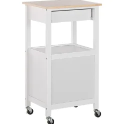 SIENA - Keukentrolley - Wit - MDF