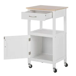 SIENA - Keukentrolley - Wit - MDF