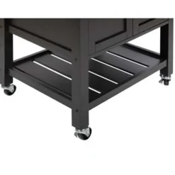 SIENA - Keukentrolley - Zwart - MDF