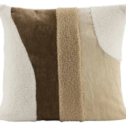 Sierkussen Brent - beige/bruin - 45x45 cm