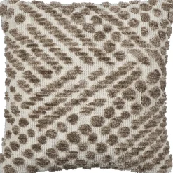Sierkussen Damian - taupe - 45x45 cm