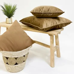 Sierkussen Finn - Tobacco Brown - 60x60 cm