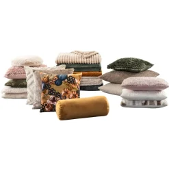 Sierkussen Suze - okergeel - 45x45 cm