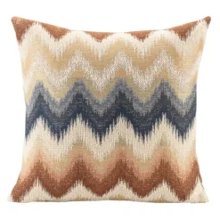 Sierkussen Ward - off-white/bruin - 45x45 cm