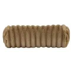 Sierkussenrol Bouke - taupe - 42xØ15 cm