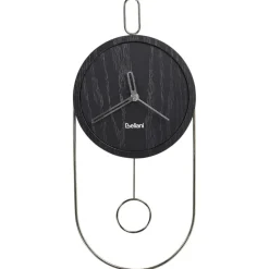 SIERRE - Wandklok - Zwart - MDF