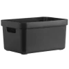 Sigma home box 13 liter - zwart - 35,2x25,3x18,3 cm